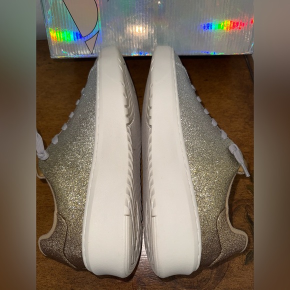 Skechers Glitter Women Casual Court Break Sneakers 8.5 - Picture 8 of 10